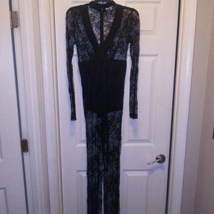 Black Lace Jumpsuit